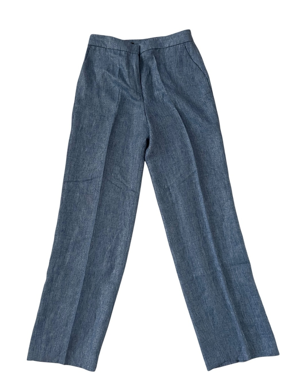 Zara Light Blue Denim Trousers - Picture 8 of 12